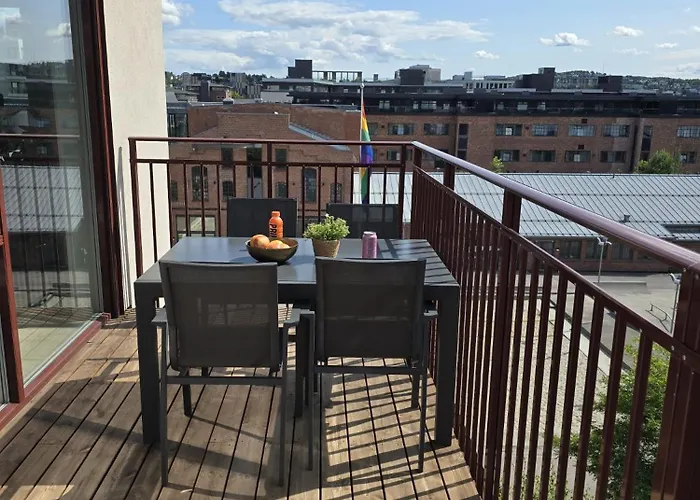 Luxury View With 2 Bedrooms And A Balcony Oslo